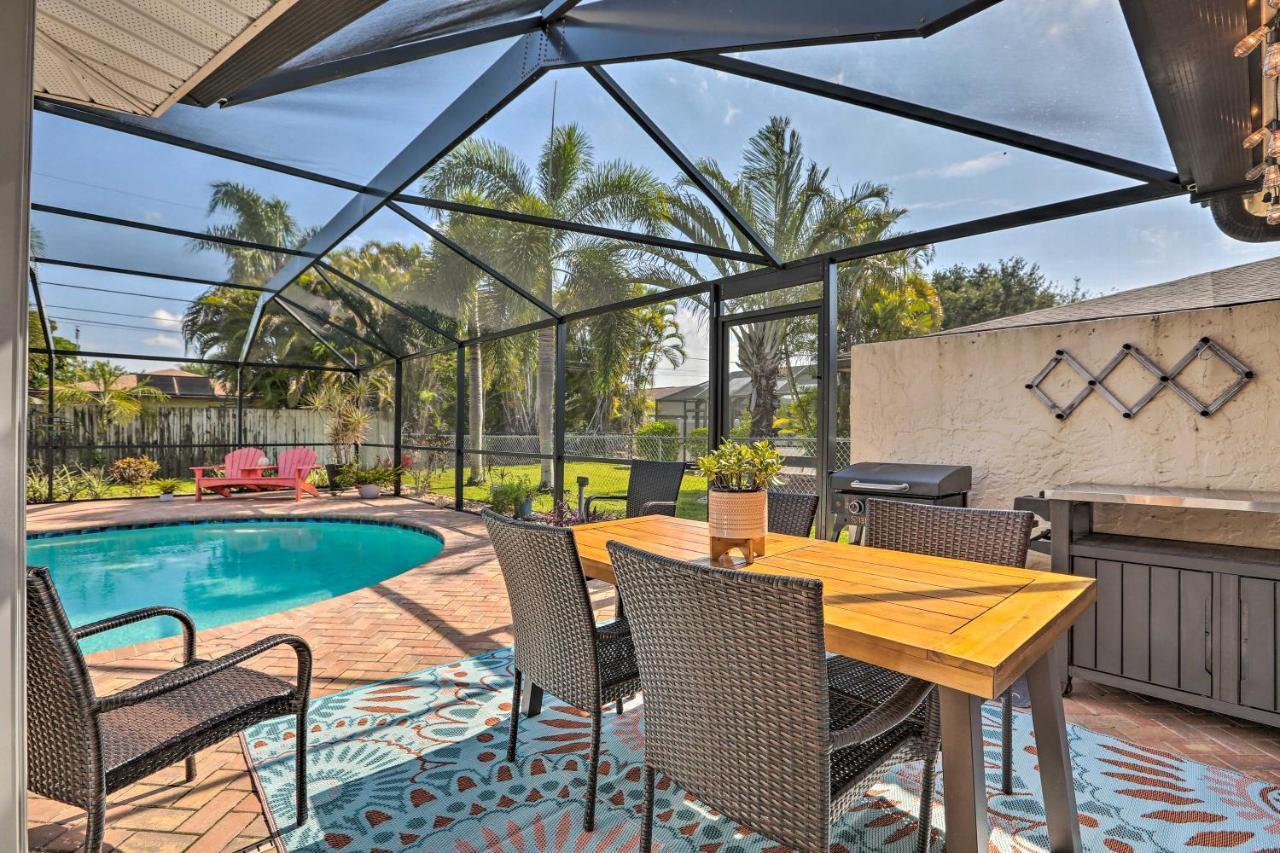 Private Pool And Covered Patio Cape Coral Haven! Villa Luaran gambar